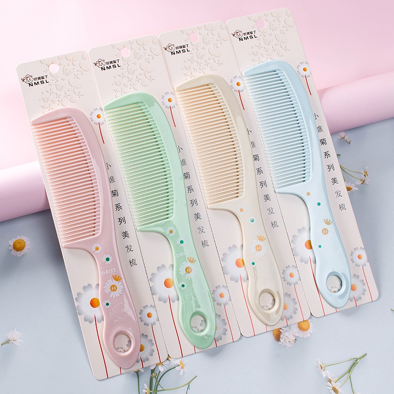 Sisir pipih bahan plastik tebal import berkualitas harga grosir bisa cod