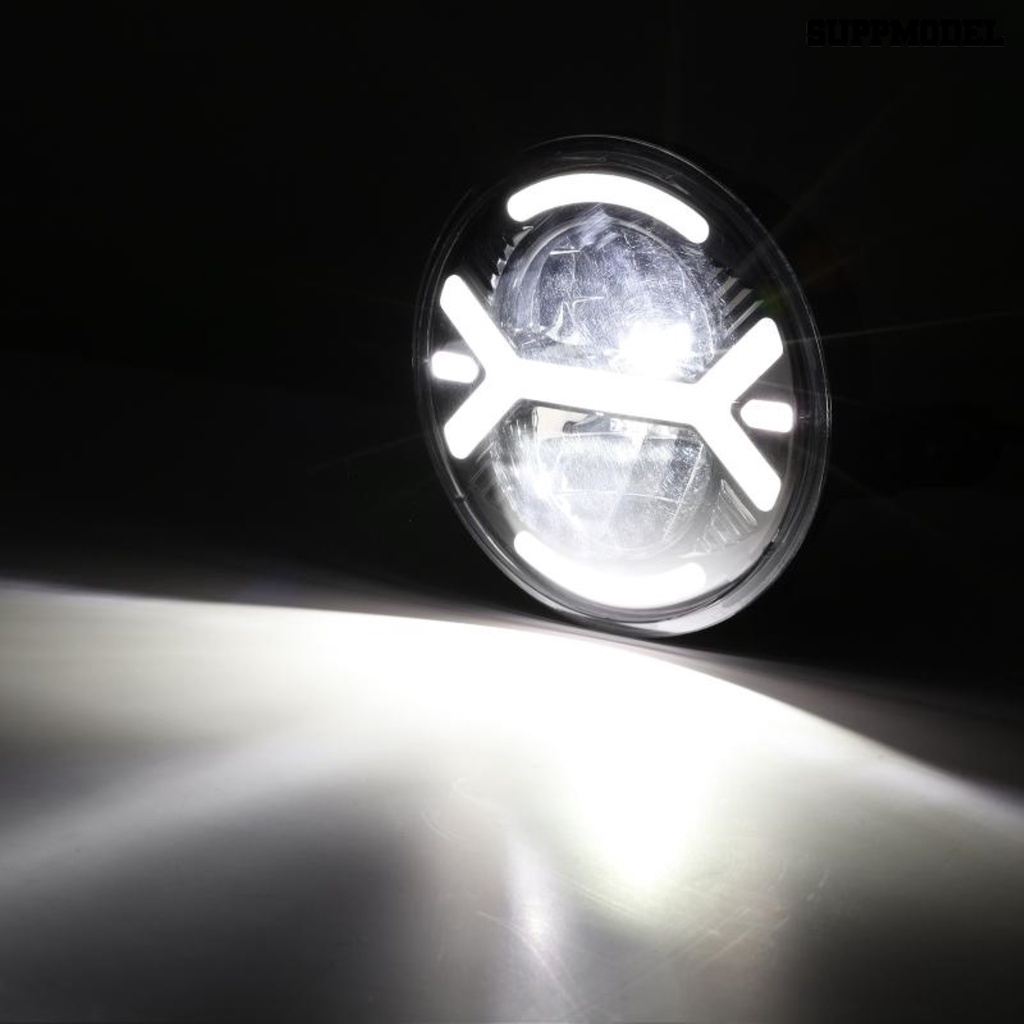 [SM] Lampu Depan Motor Super Terang Anti Air Aluminium Kecerahan Tinggi LED Motor Sepeda Motor Front Headlight Perlengkapan Motor