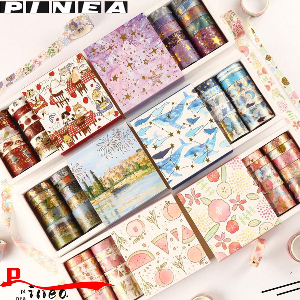 Nanas 60Rolls /Set Washi Tape Gadis Sastra Baru Hati Kecil Segar Kreatif Alat Tulis INS DIY Bahan