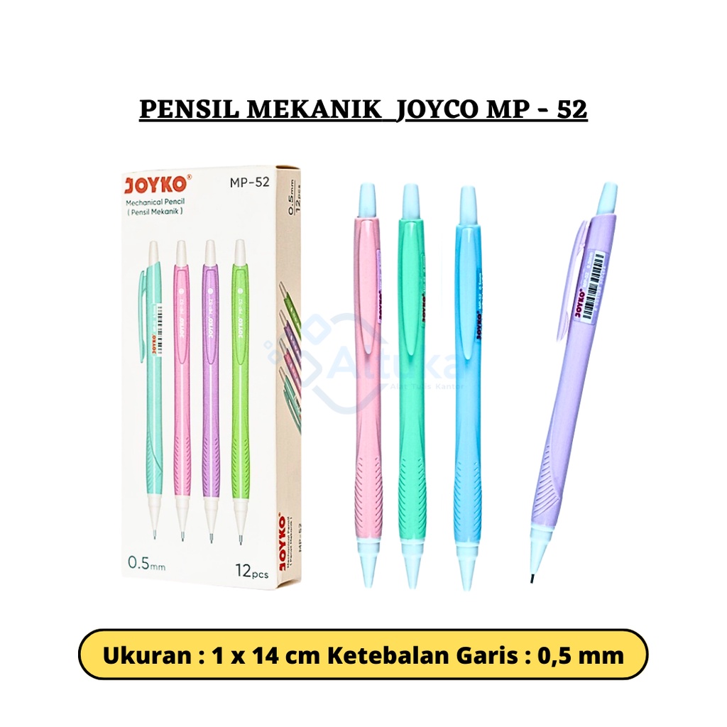 

(1 PCS) Mechanical Pencil / Pensil Mekanik MP - 52 0.5 mm