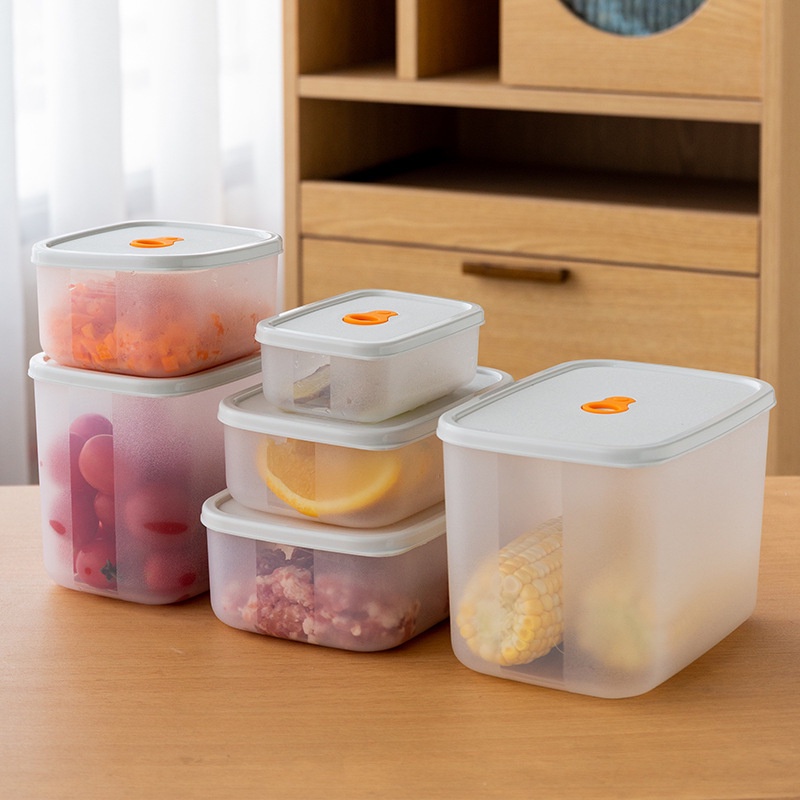 Food Storage Container Dengan Tutup /Freezer Storage Container/Kotak Penyimpanan Makanan/Wadah Plastik Meal Prep /Kitchen Sealed Organizer