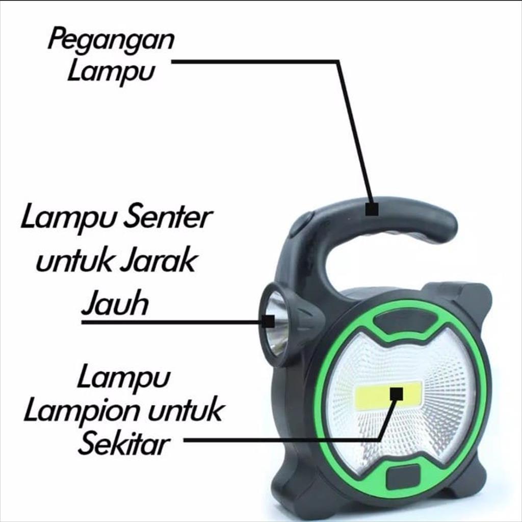 Senter LED Terang / Senter COB Senter gunung T-915