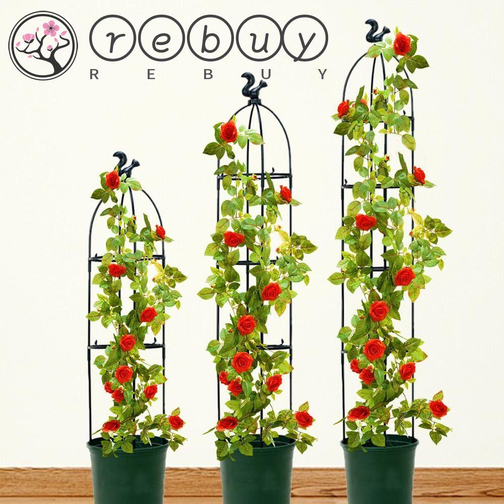 Rebuy Rak Tanam Outdoor Multifungsi Balkon Berkebun Mawar Tomat Penyangga Batang