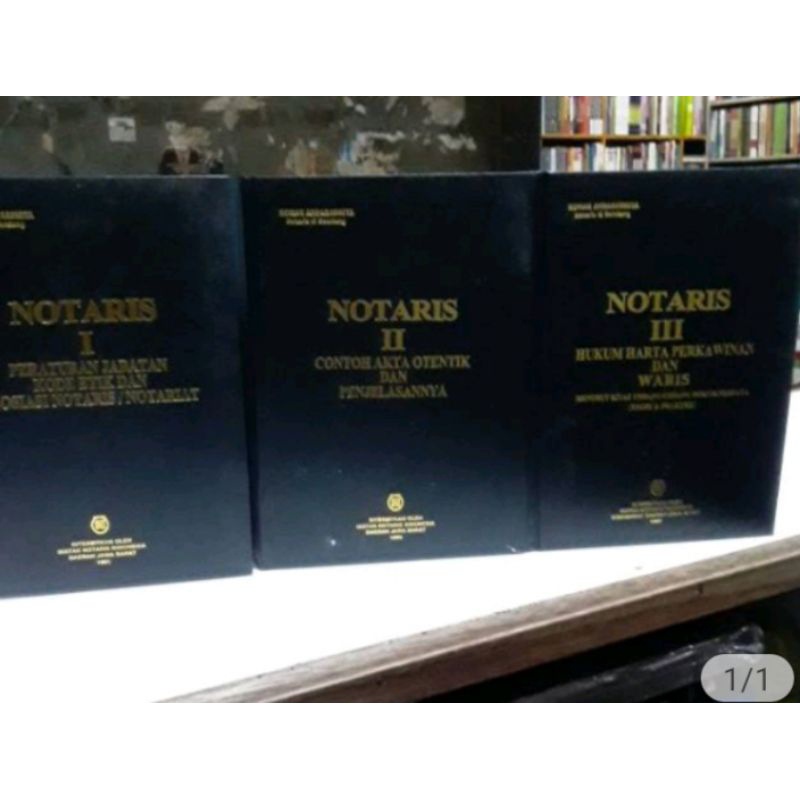 buku original notaris 1 , notaris 2 , notaris 3 Komar andasasmita