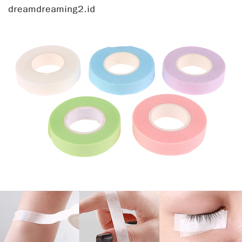 (drea) 9m /Roll Tape Ekstensi Bulu Mata Palsu Kain Micropore Breathable Anti Alergi //