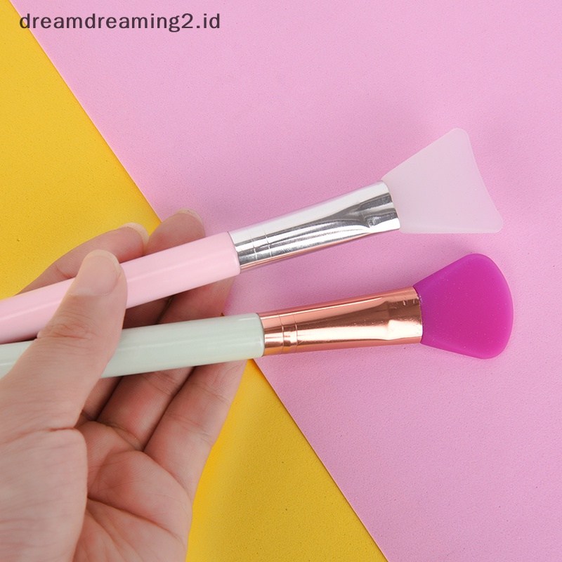 (drea) 1pc Makeup Silicone Brush Masker Wajah Mud Mixing Perawatan Kulit Wajah 3pola //