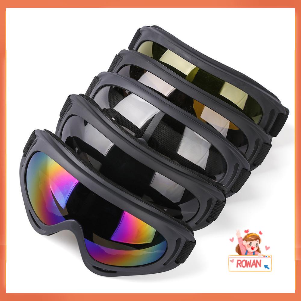 R-FLOWER Musim Dingin Tahan Angin Baru Tahan Debu Olahraga Luar Ruangan Snowboard Eyewear Glasses