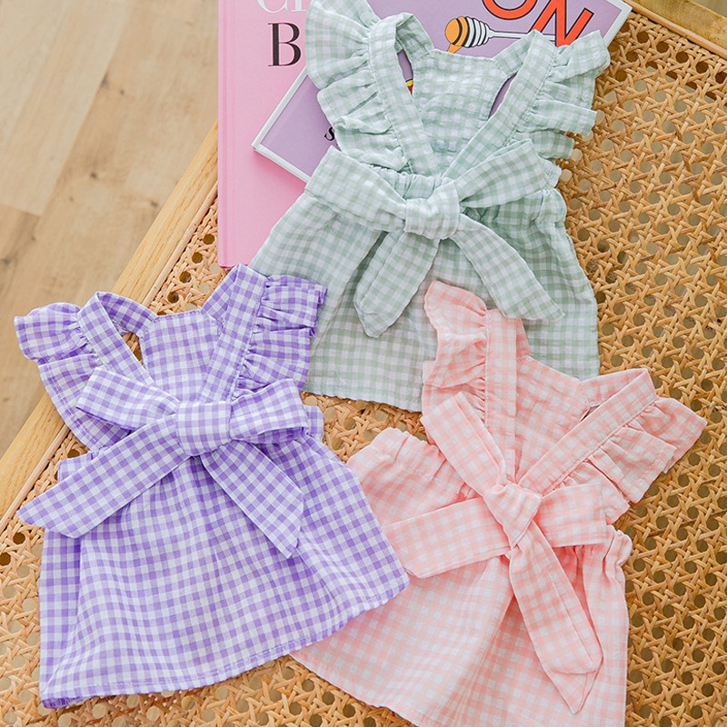 [randomfinds] RIBBON Dog Cat Dress Premium Impor / Baju Anjing Kucing Dress Anabul