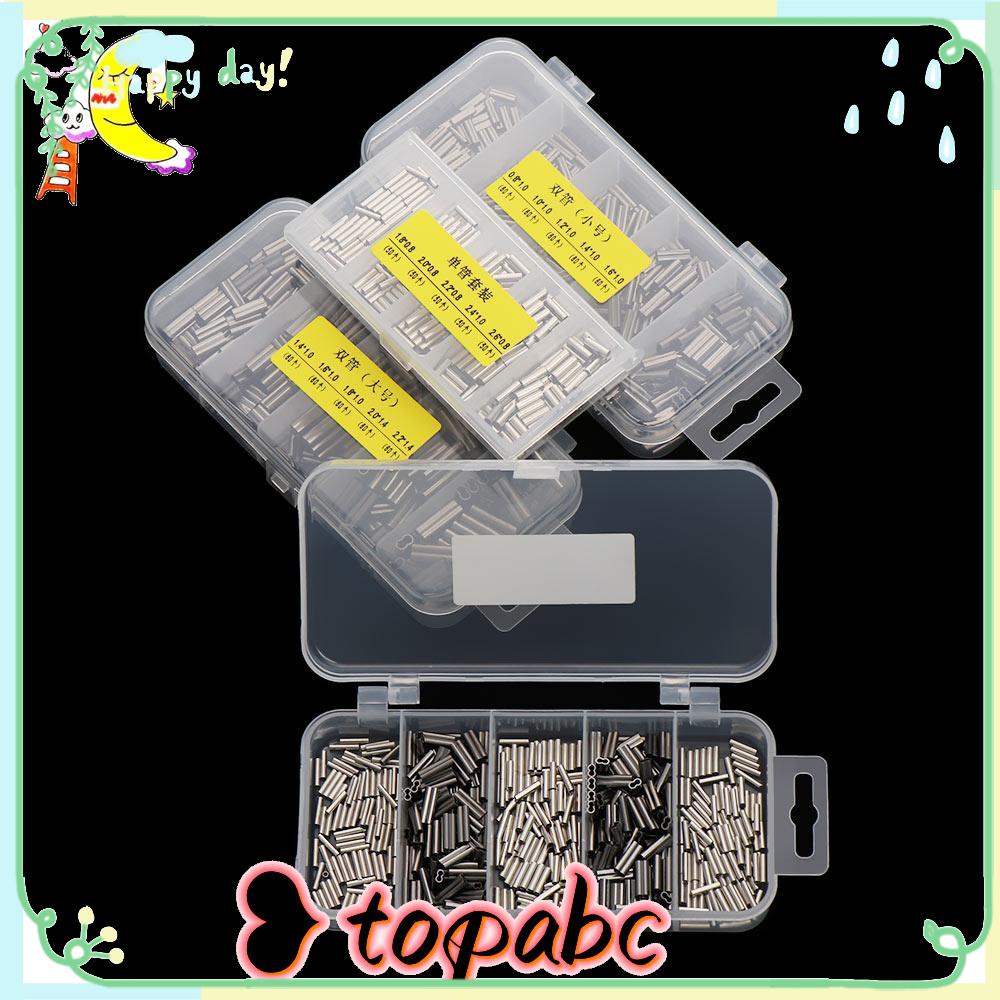 TOP 250 /300 /500 Pcs Kawat Pancing Tabung set Stainless Steel Bulat Tembaga Kualitas Tinggi single/Double Copper