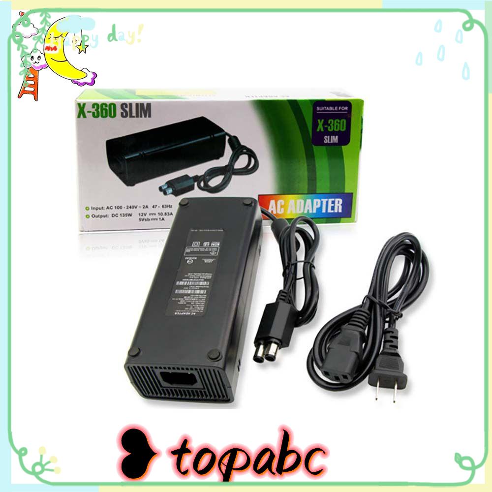 TOP XBOX Untuk Xbox360 SLIM Console Compatible EU Plug/US Plug/UK Plug Adaptor AC Ampuh Untuk Konsol Xbox360 SLIM