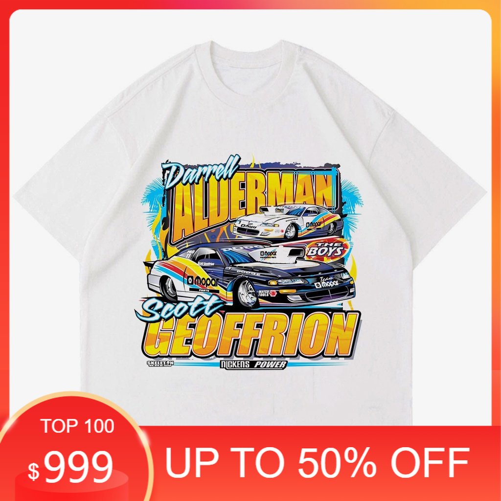 KAOS NASCAR VINTAGE SCOTT & DARREL | T-SHIRT NASCAR RUMBLE RACING "THE BOYS" | BAJU MOBIL BALAP