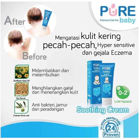 Pure Baby Soothing Moisturizer Cream 200gr