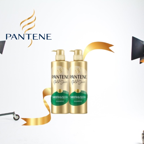 ★ BB ★Pantene Shampoo Gold Sries Smooth &amp; Sleek 125Ml
