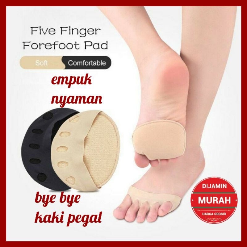 Sol Sepatu Anti Pegal/ Insole Bantalan Kaki Depan/ Busa Bantalan High Heel Cushioned Pad/  Alas Busa Empuk Anti Slip