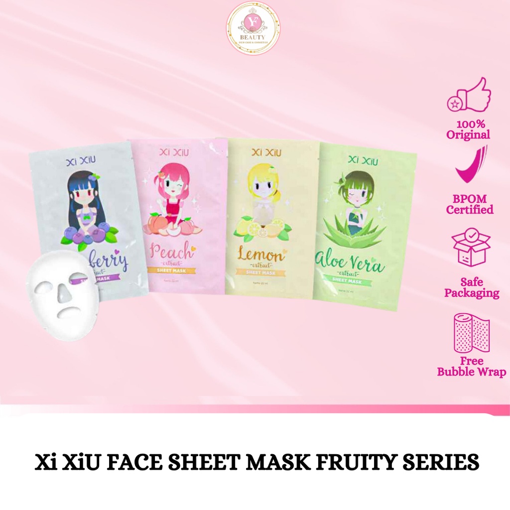 ✨YF BEAUTY ✨Xi XiU FACE SHEET MASK FRUITY SERIES