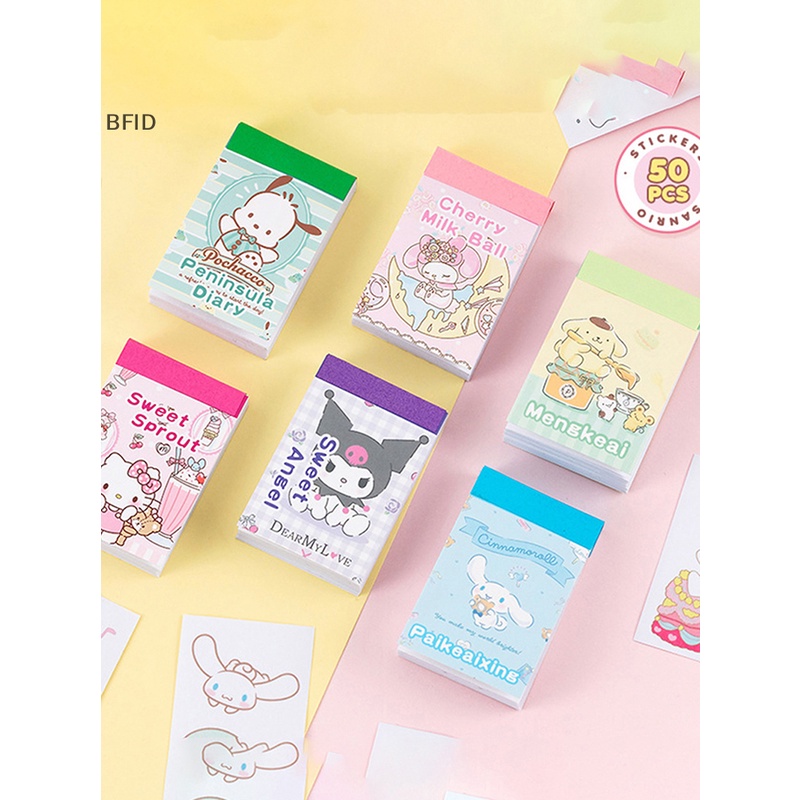 [BFID] Kartun Stiker Ins Buku Kacang Kulomi Gadis Diary Buku Pegangan Dekorasi DIY Tempel Sendiri Lucu Kreatif Stiker Set [ID]