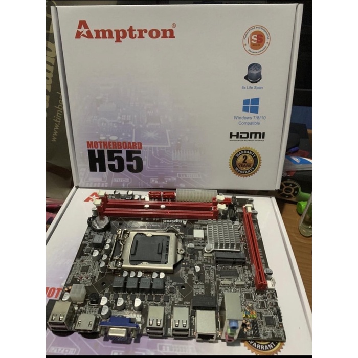 367COMP MOTHERBOARD AMPTRON H55 LGA1156