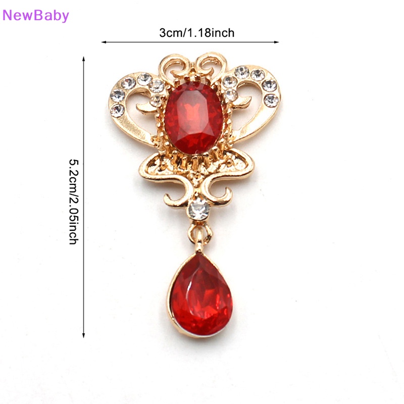 Erkapewbaby erkapew 52*30mm parkitetal kampascrylic galihhinestone galihnap stapelrooch untuk galihedding reksaperalatan suketdanmade suketewelry parkitccessories mustofa