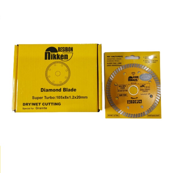 Diamond Wheel TURBO NIKKEN RESIBON 4inch - Pisau Potong Keramik Granit