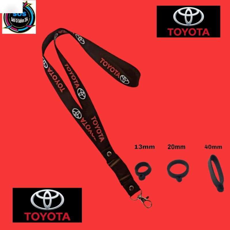 

Tali Lanyard TOYOTA gantungan kunci/gantungan id card /gantungan hp murah COD