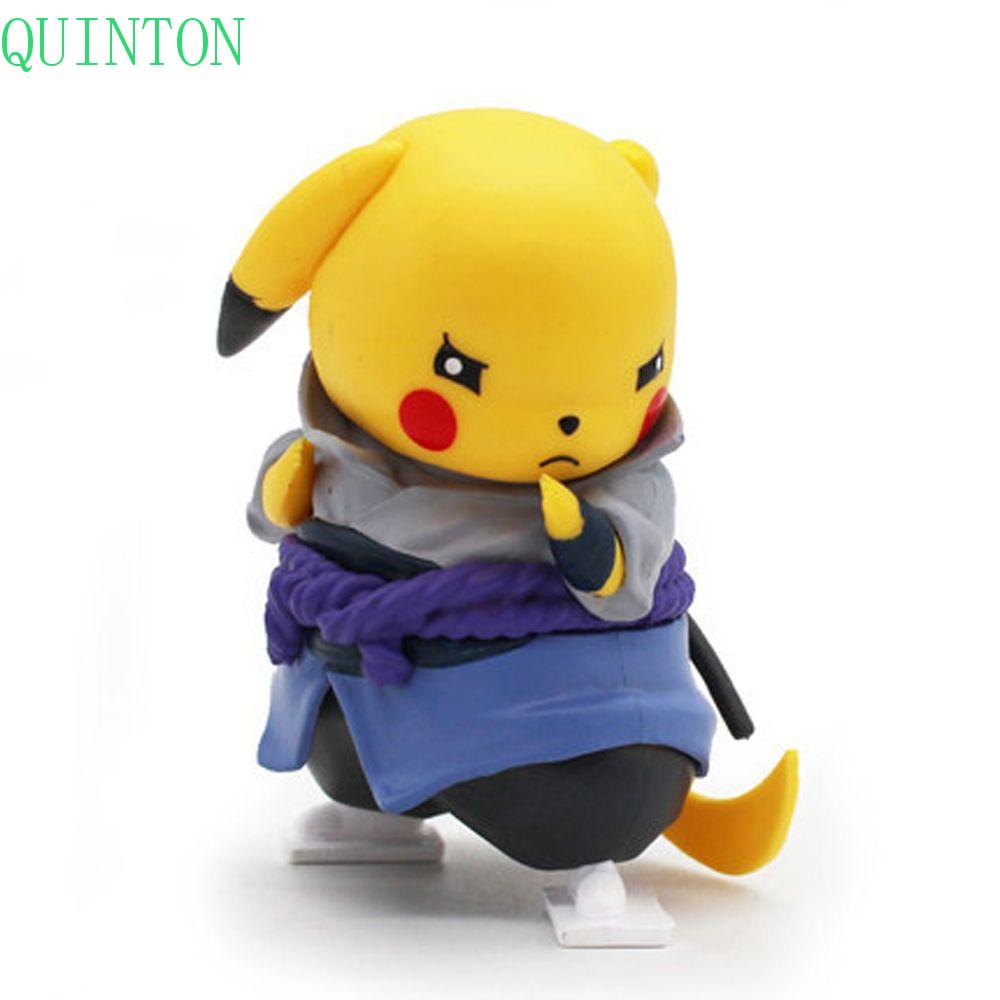 QUINTON Koleksi Gambar Pokemon Model Mainan Pokemon Naruto Shippuden Model Mainan Tokoh Anime