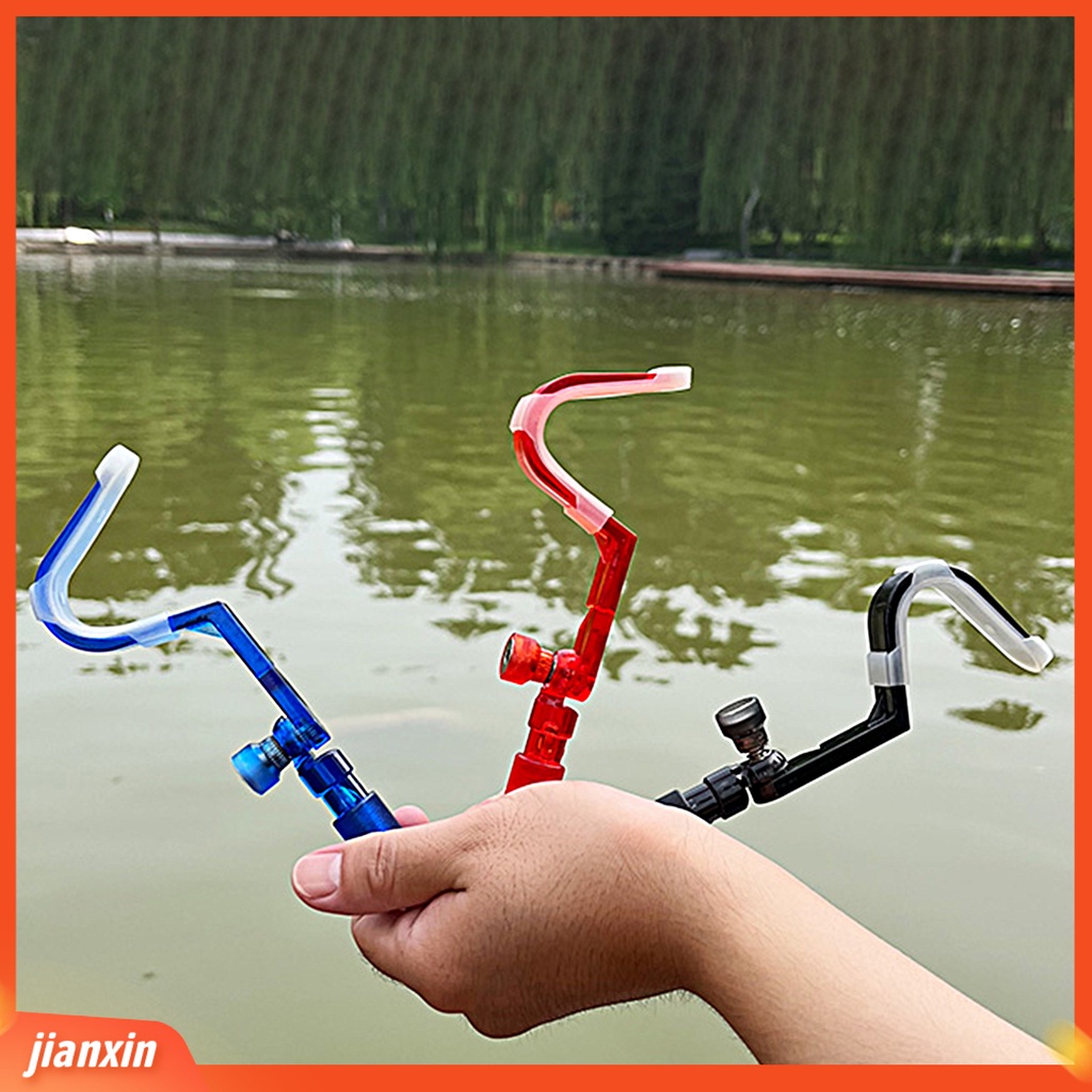 (In Stock) Stand Tiang Sudut 8MM Interface Kiri Kanan Adjustable 180derajat Rotatable Fish Pole Holder Untuk Outdoor