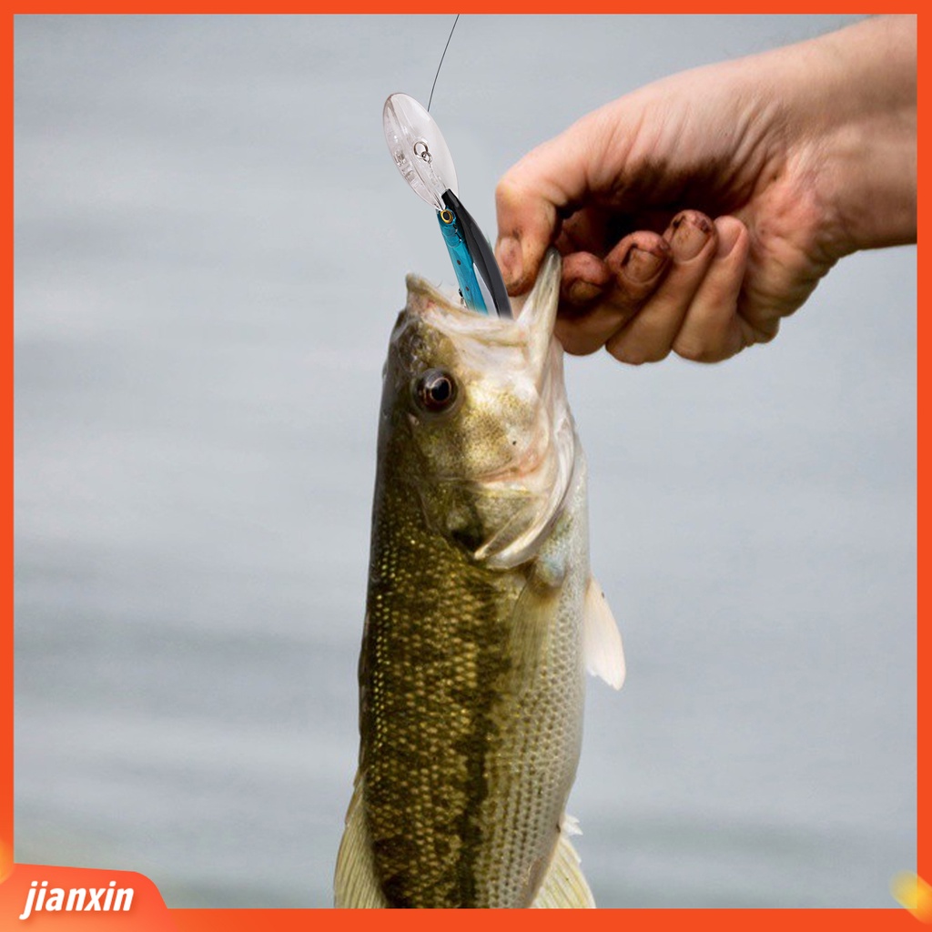 (In Stock) 20cm /23g Umpan Umpan Kait Tajam Anti-Korosi 3D Mata Realistis Laut Memancing Simulasi Umpan Keras Untuk Outdoor