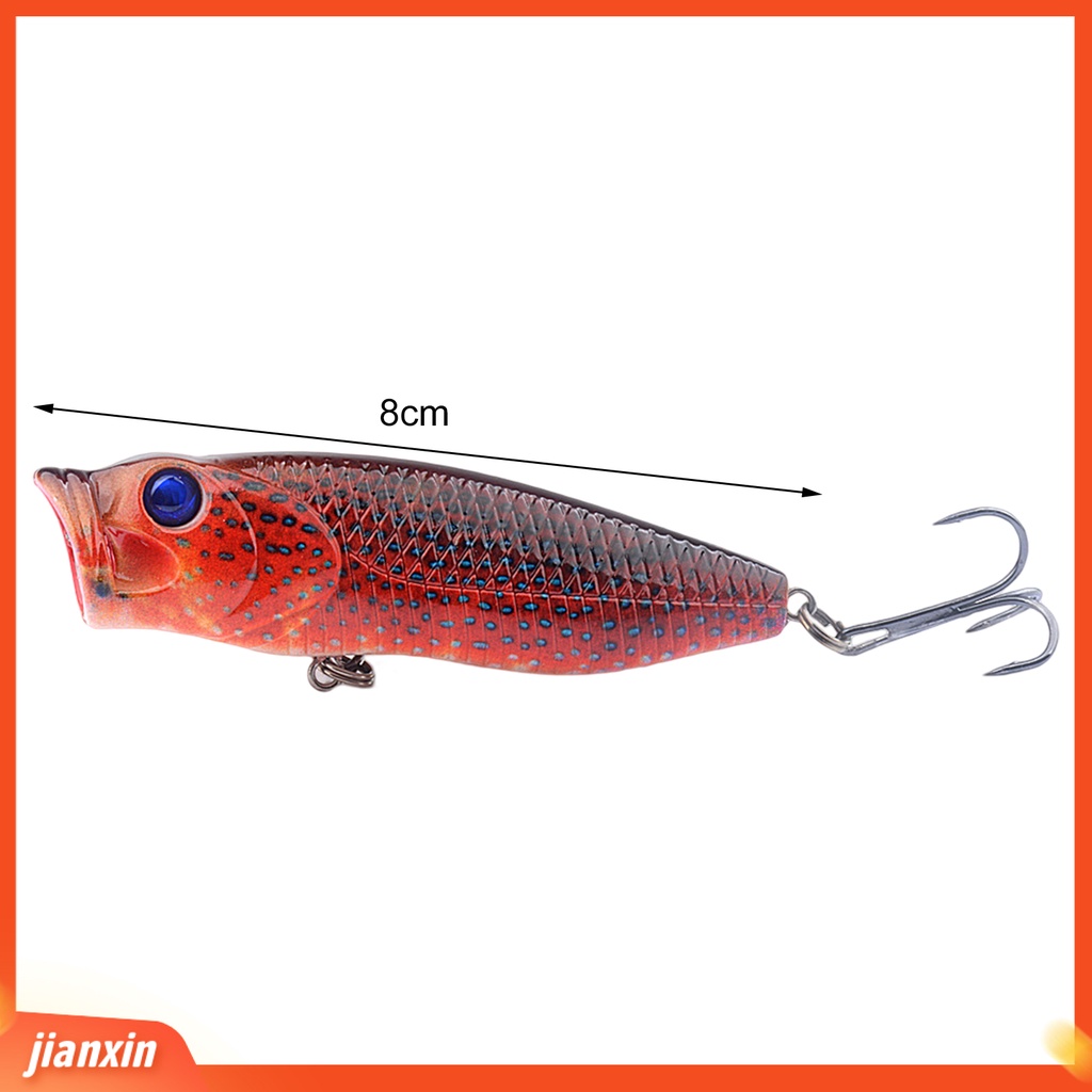 (In Stock) 14g /8cm Umpan Bionik Simulasi Sisik Ikan Bentuk Kait Rattle Beads Angling ABS Painted Lure Umpan Keras Untuk Memancing Di Luar Ruangan