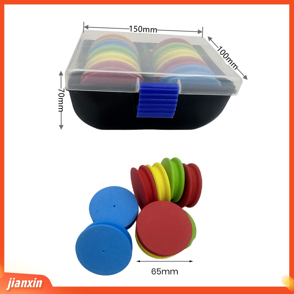 (In Stock) 1set Spool Garis Busa Warna Cerah Ukuran Kompak Ultralight Density Tinggi Dengan Kotak Penyimpanan Spool Busa EVA Serbaguna Tempat Pancing Perlengkapan Memancing