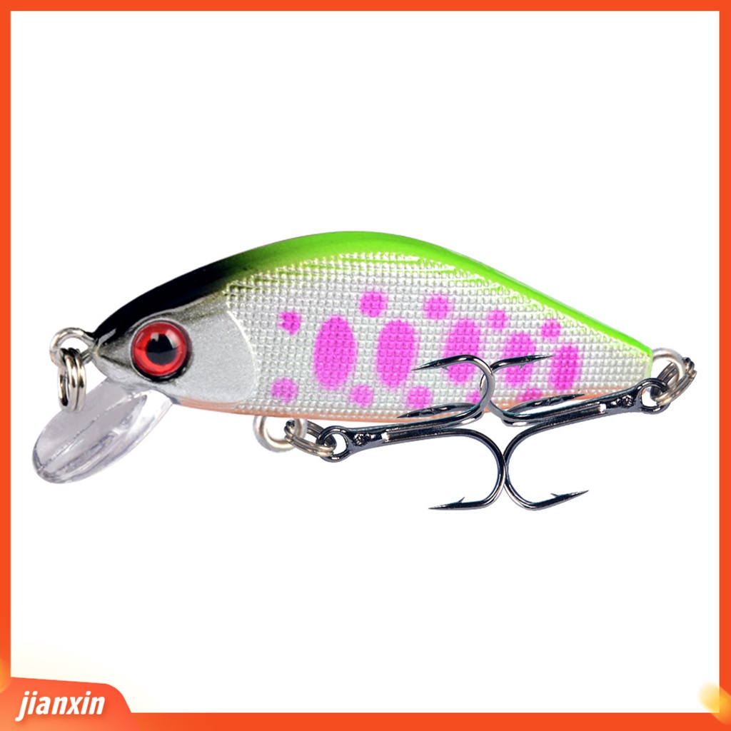 (In Stock) Umpan Pancing Simulasi 3D Fisheye Tajam Kait Wobbler Crankbait Mencegah Lolos Profesional Tenggelam Ikan Kecil Umpan Bawah Air Umpan Keras Fishing Tackle