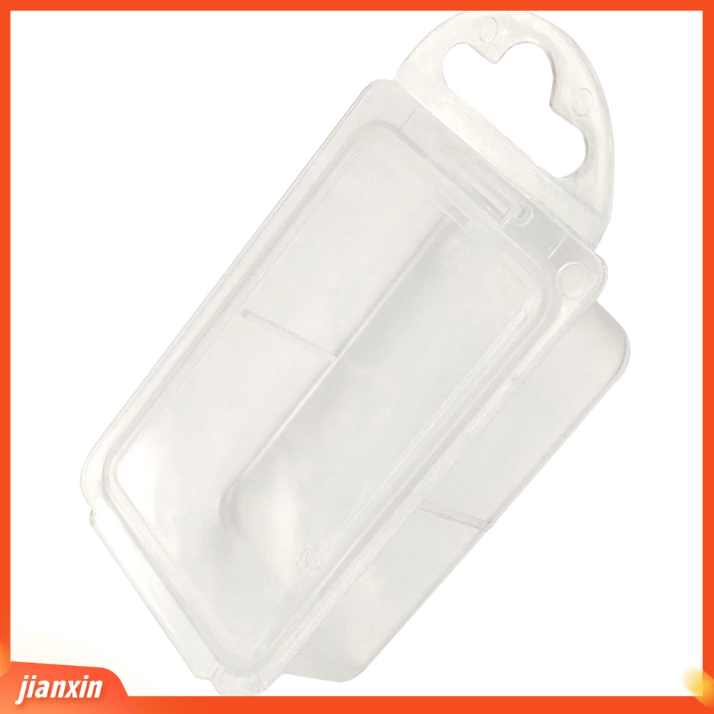 (In Stock) 10Pcs /Set Kotak Umpan Pancing Transparan Dengan Penutup Ringan Tahan Air Compact Square Fishing Storage Box Untuk Outdoor