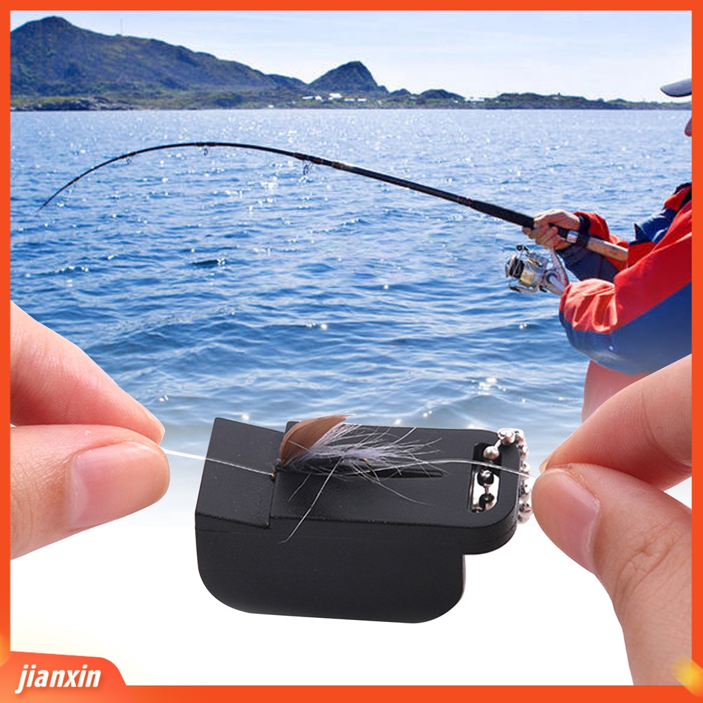 (In Stock) Threader Gear ic Non-Simpul Garis Hitam Holder Gear Aksesoris Olahraga Dengan Pemancing Untuk Outdoor