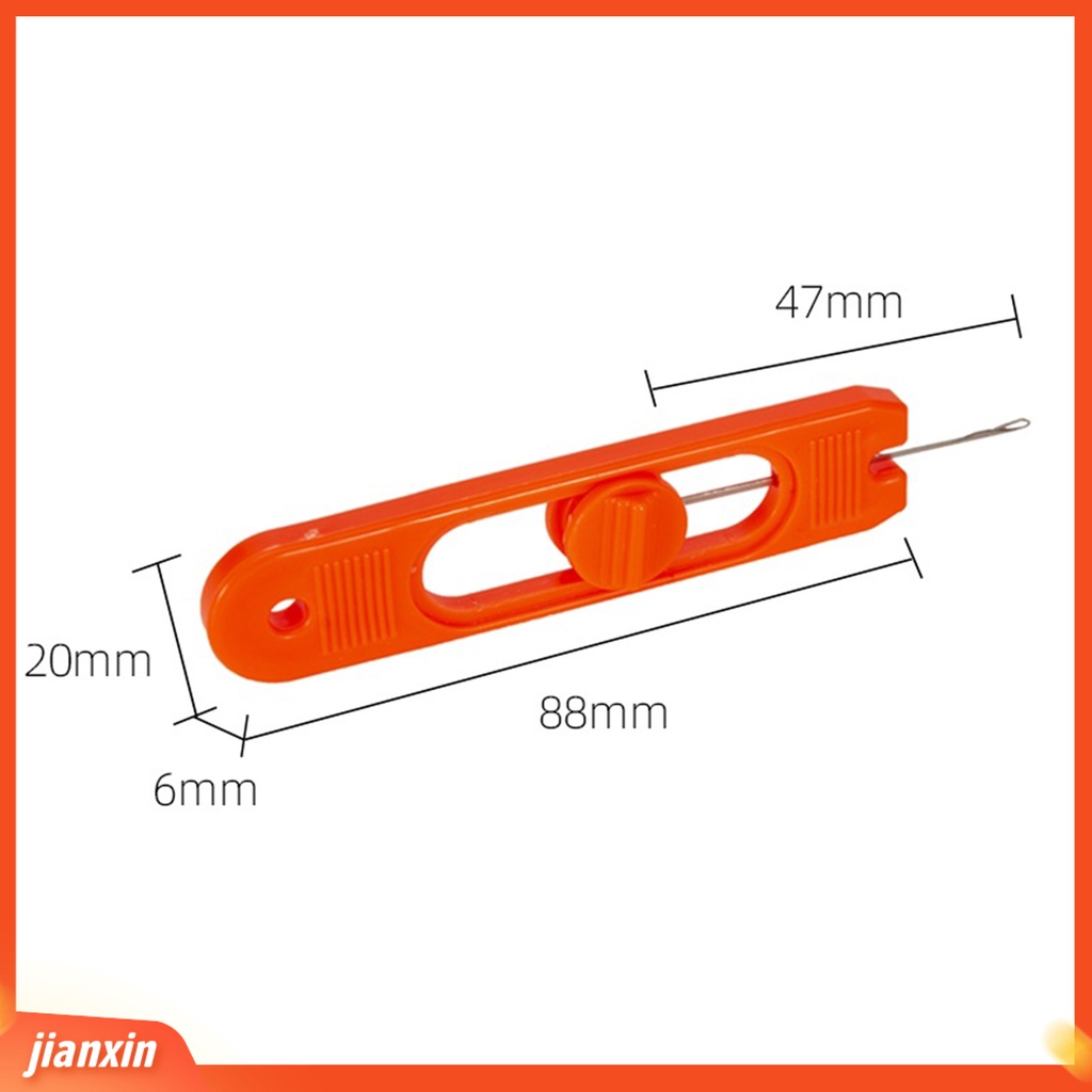 (In Stock) Bait Needle Retractable Portable Orange Dengan Hook Drop Delivery Carp Bait Needle Untuk Outdoor Angling