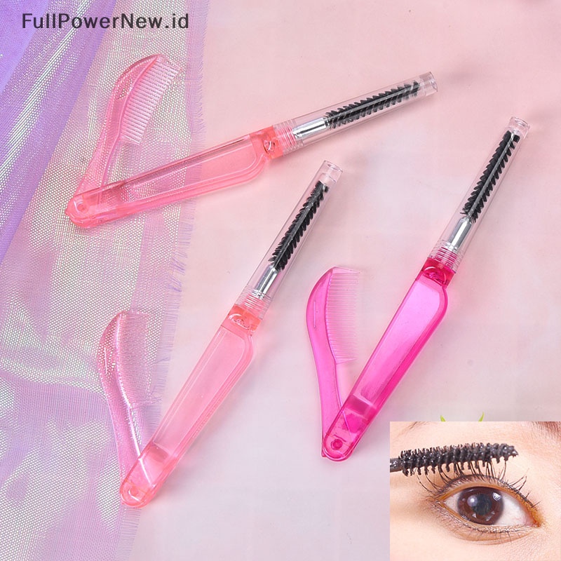 Power 1X eyelash extension Sisir brush lash Alis Kosmetik makeup supply Alat ID