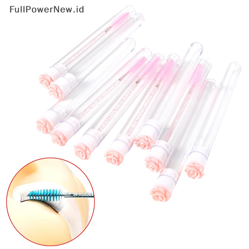 Power 5PCS Elash Extension Alat Sikat Alis Bulu Mata Maskara Wands Tube Reusable ID
