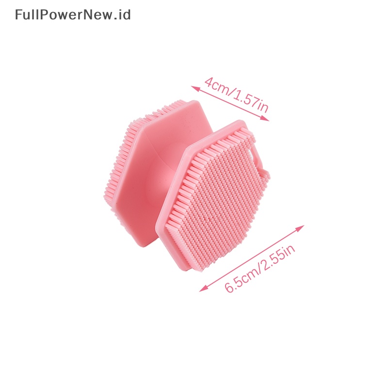 Power Sikat Pembersih Wajah Silikon Alat Pijat Scrubber Cleanser Facial Washer Scrubber ID