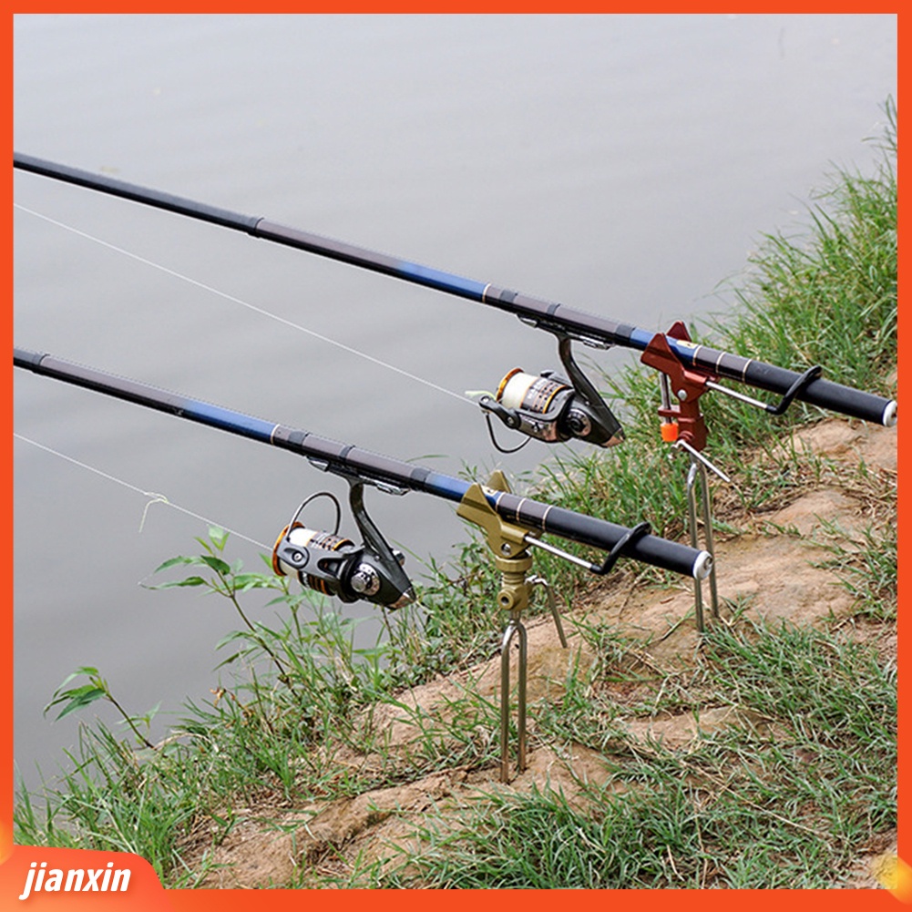 (In Stock) Aluminium Alloy Detachable Fishing Rod Holder Bracket Tiang Ikan Ground Stand