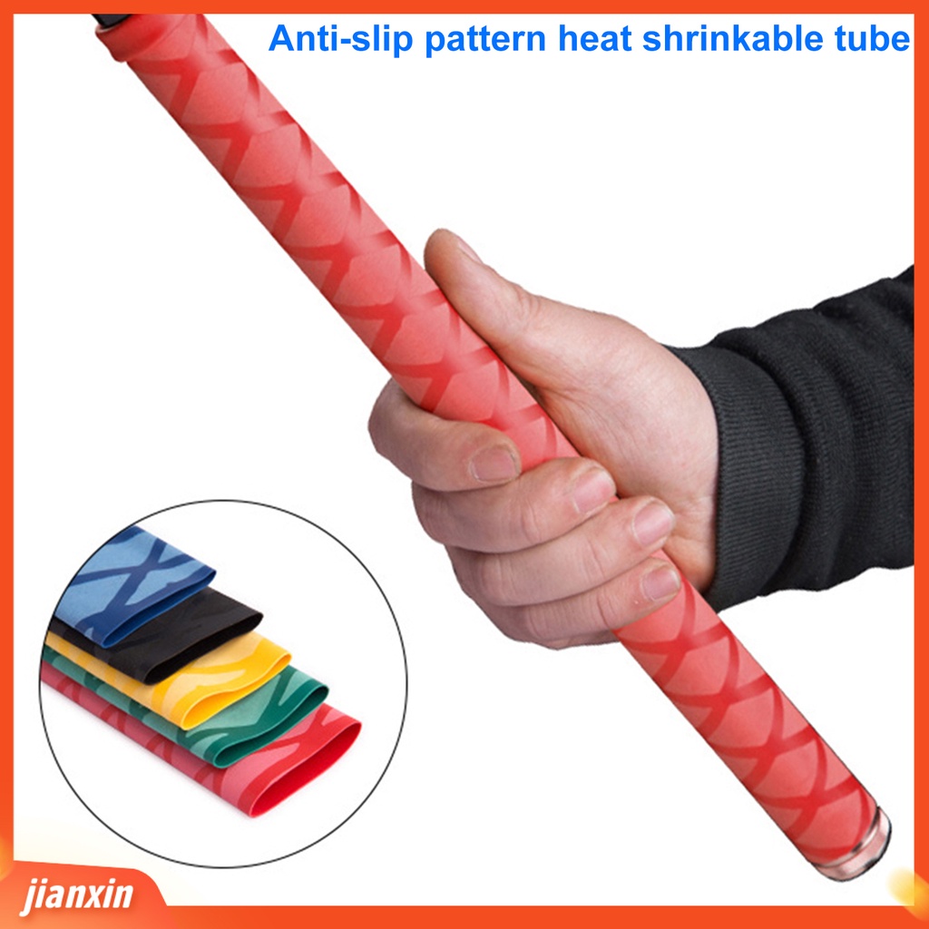 (In Stock) 1m Anti-slip Fishing Rod Grip Heat Shrink Sleeve Wrap Tube Penutup Pelindung