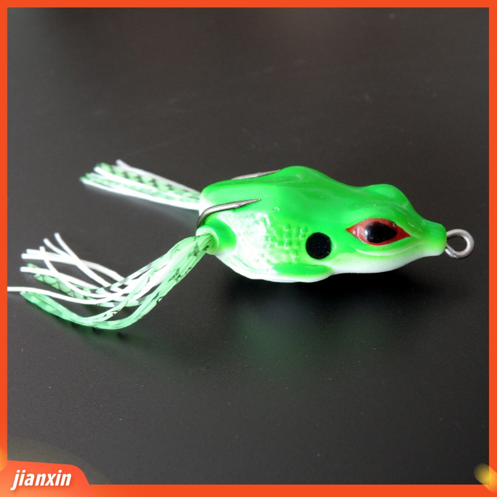 (In Stock) 5pcs 3D Kodok Besar Topwater Memancing Umpan Crankbait Hooks Bass Bait Tackle Tool