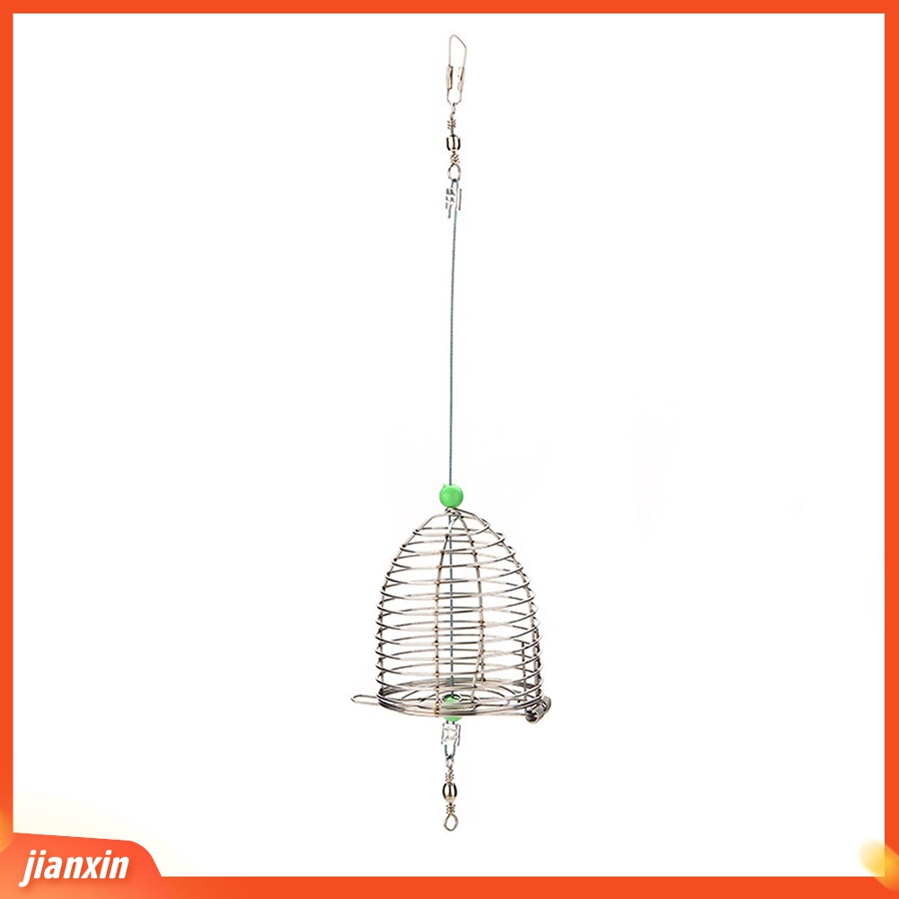 (In Stock) 5Pcs Keranjang Tempat Pancing Bahan Stainless Steel Fish Lure Cage Trap Umpan Feeder