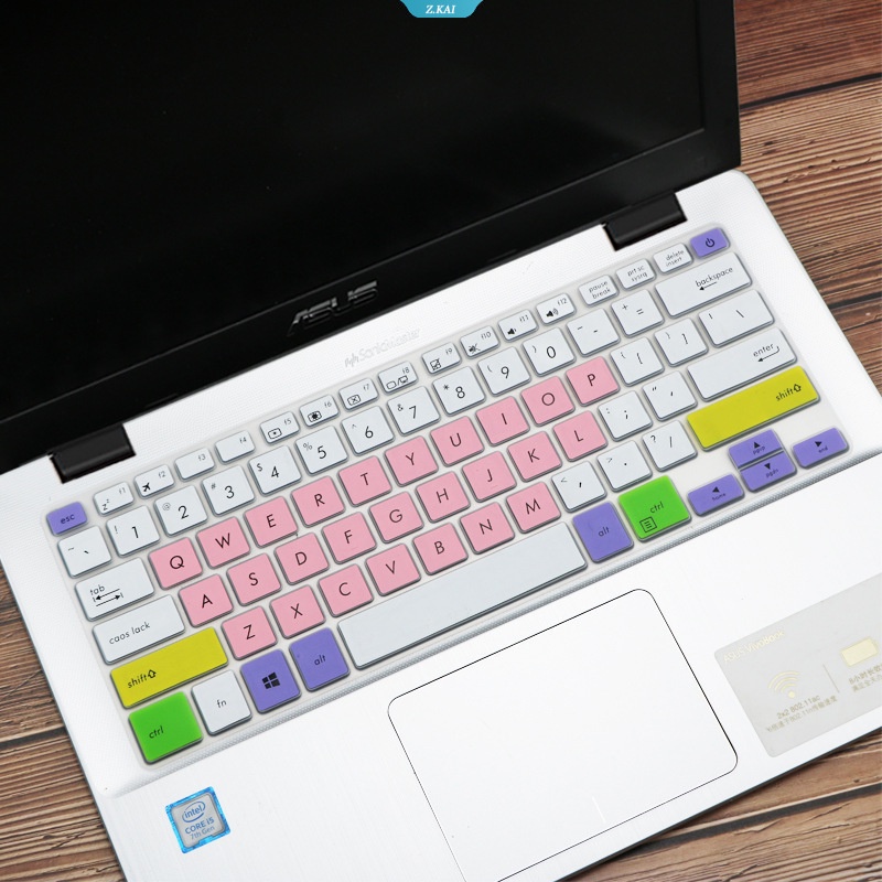 1pcs Cover Keyboard PC Untuk Model ASUS 14inch Warna Solid Silikon Tahan Air Pelindung Kulit S14 S410un S410uq S410U Keyboard Dust Cover [ZK].