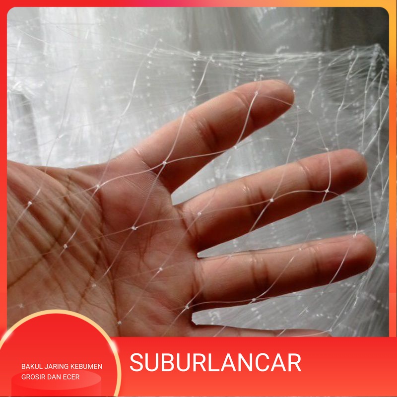 Jaring bahan anco lubang 2 jari 0.25 jaring branjang anco