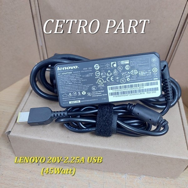 Adaptor Charger LEN Thinkpad T470S Series 20v-2.25a USB -NEW