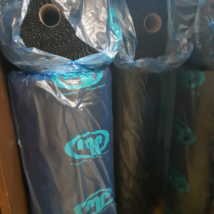 

BUBBLE WRAP Mulia Pack Hitam-Bening uk.125 cm x 50 m - Gojek/Grab Only - Hitam