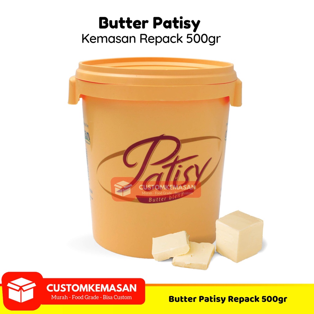 

Butter Patisy Repack 500gr / Buter Corman Repack 500gr / Butter repack / Mentega Repack