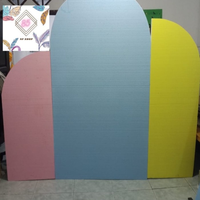 Backdrop styrofoam / Backdrop ulangtahun/Bekdrop