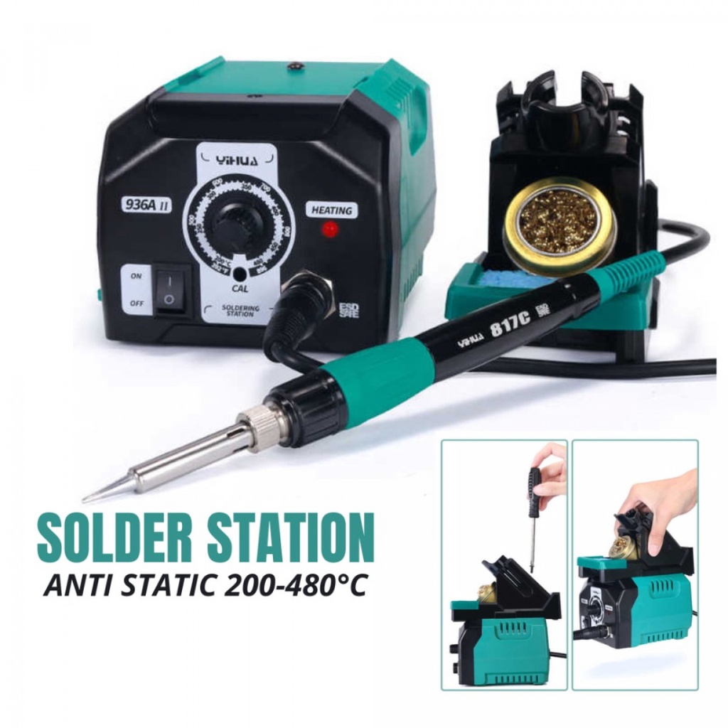 YIHUA solder station anti static adjustable temperature 40W