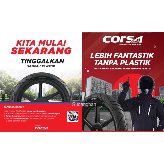 Corsa Terminator 70 90 17 Ban luar Motor Bebek TUBETYPE