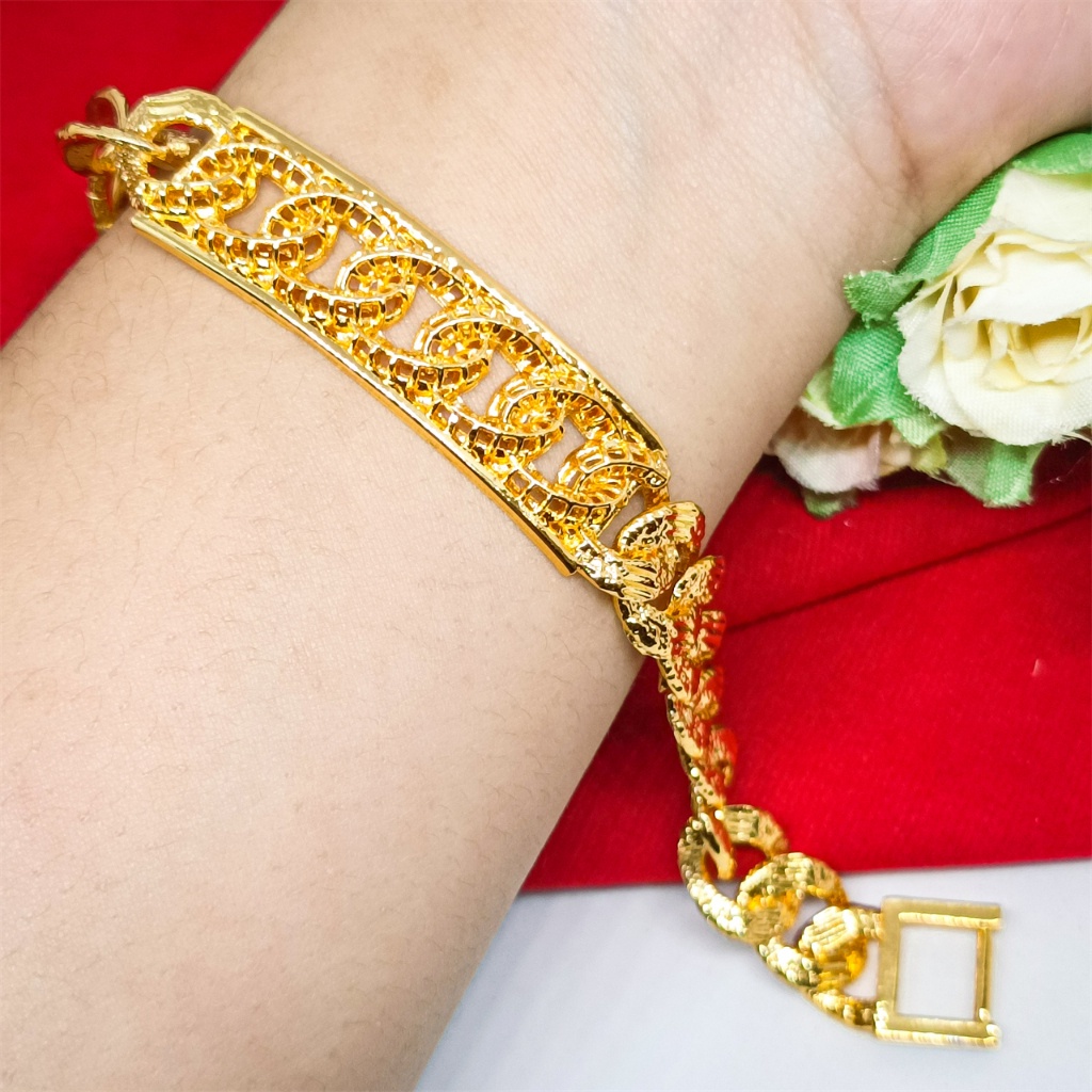 gelang hong kong mas tipe s bebas pajak paling diminati Fashion Wanita bangle dubai xuping