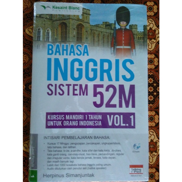 Bahasa Inggris Sistem 52 M Jilid 1  + CD Audio